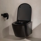 Roca Meridian miska WC wisząca Rimless Vortex czarny mat A346747080