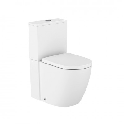 Roca Meridian miska WC Rimless Vortex do kompaktu przyścienna biały mat A342747620