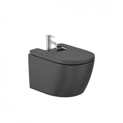 Roca Meridian bidet wiszący czarny mat A357745080