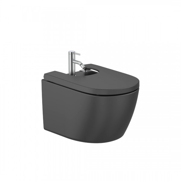 Roca Meridian bidet wiszący czarny mat A357745080
