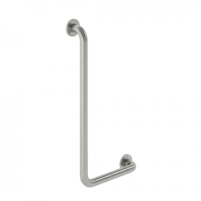 Roca Access Pro M1 poręcz kątowa 90º 61x30,5 cm lewa stal nierdzewna matowa A817185C20