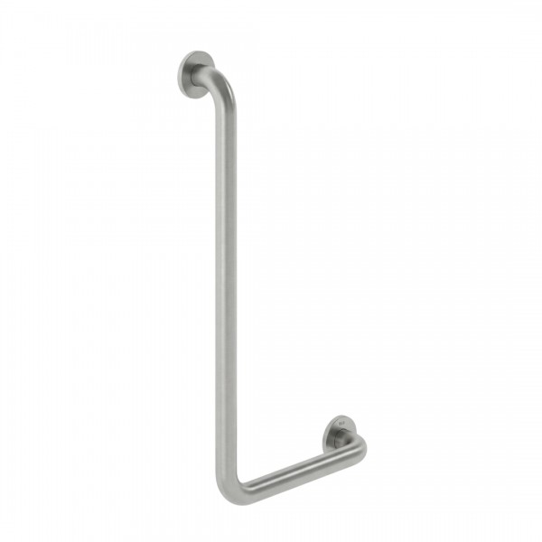 Roca Access Pro M1 poręcz kątowa 90º 61x30,5 cm lewa stal nierdzewna matowa A817185C20