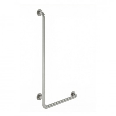 Roca Access Pro M1 poręcz kątowa 90º 95x50 cm lewa stal nierdzewna matowa A817187C20