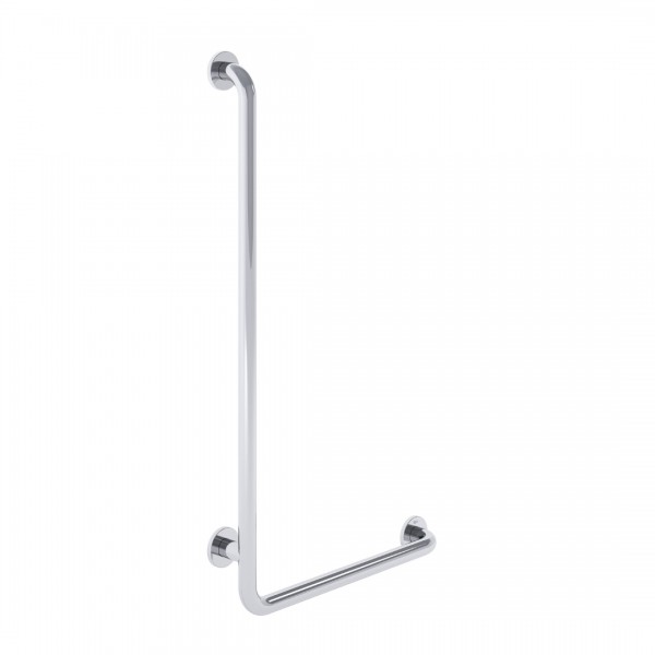 Roca Access Pro M1 poręcz kątowa 90º 95x50 cm lewa stal nierdzewna matowa A817187C20