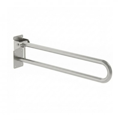 Roca Access Pro M1 Basic poręcz uchylna 85 cm stal nierdzewna matowa A817177C20