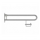 Roca Access Pro M1 poręcz uchylna 85 cm z uchwytem na papier stal nierdzewna matowa A817192C20