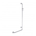 Roca Access Pro M1 poręcz prysznicowa kątowa z uchwytem 120x50 cm prawa stal nierdzewna połysk A817195C00