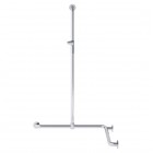 Roca Access Pro M1 poręcz prysznicowa na 2 ściany z uchwytem 120x76,3x76,3 cm prawa stal nierdzewna połysk A817196C00