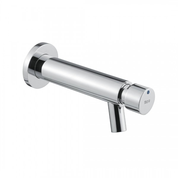 Roca Avant bateria czasowa umywalkowa ścienna wylewka 18,4 cm do wody zmieszanej chrom A5A7B79C00