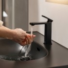 Roca Kay bateria umywalkowa stojąca Cold Start czarny mat A5A3A7GNB0
