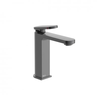 Roca Kay bateria umywalkowa stojąca Cold Start Brushed Graphite A5A3A7GGM0