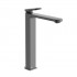 Roca Kay bateria umywalkowa wysoka stojąca Cold Start brushed graphite A5A347GGM0