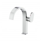 Roca Kay bateria umywalkowa wysoka stojąca Cold Start chrom A5A407GC00