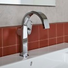 Roca Kay bateria umywalkowa stojąca Cold Start chrom A5A407GC00