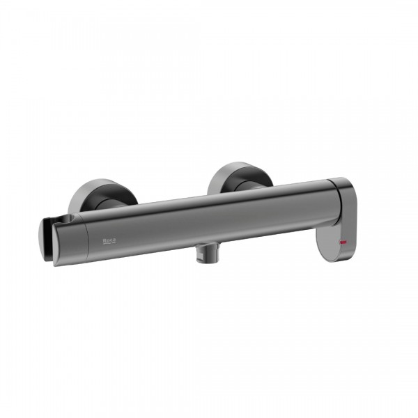 Roca Kay bateria prysznicowa ścienna brushed graphite A5A217GGM0
