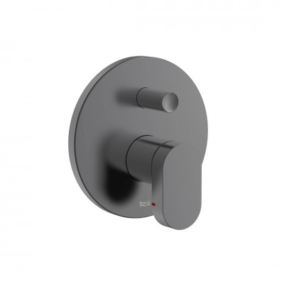Roca Kay bateria wannowo-prysznicowa podtynkowa brushed graphite A5A0B7GGM0