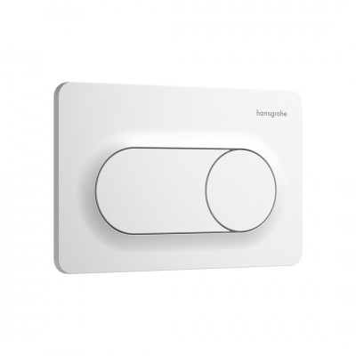Hansgrohe iFrame Original S przycisk spłukujący do WC biały mat 66002700