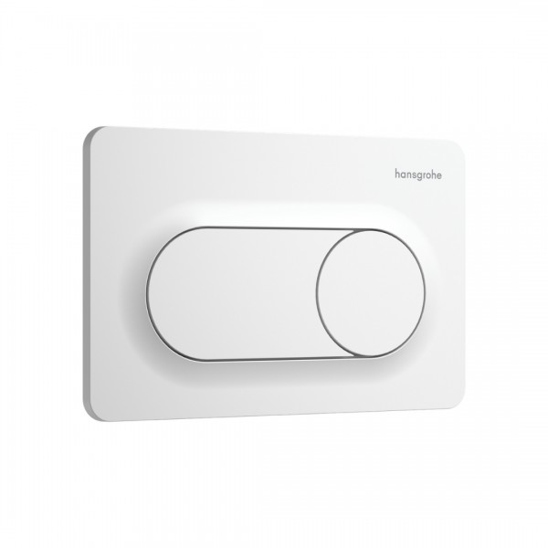 Hansgrohe iFrame Original S przycisk spłukujący do WC biały mat 66002700