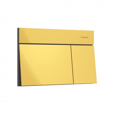 Hansgrohe Element E przycisk spłukujący do WC złoty optyczny polerowany 66003990