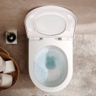 Hansgrohe EluPura S miska WC wisząca 540 AquaHelix Flush spłukiwanie wirowe biała 60343450
