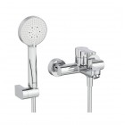 Roca L20 Round bateria wannowa ścienna chrom A5A019HC00