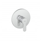 Roca L20 Round bateria prysznicowa podtynkowa chrom A5A229HC00
