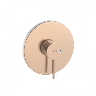 Roca Ona bateria prysznicowa podtynkowa brushed copper A5A2B9ERM0
