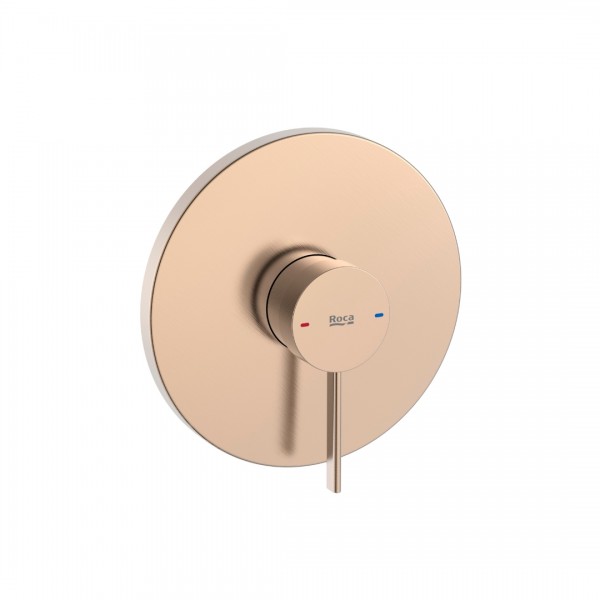 Roca Ona bateria prysznicowa podtynkowa brushed copper A5A2B9ERM0