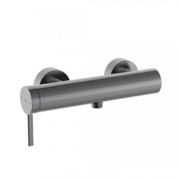 Roca Ona bateria prysznicowa ścienna brushed graphite A5A219EGM0