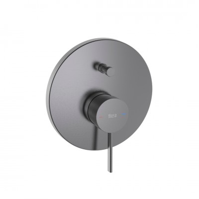 Roca Ona bateria wannowo-prysznicowa podtynkowa brushed graphite A5A0B9EGM0