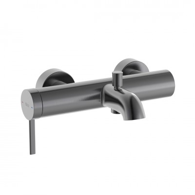 Roca Ona bateria wannowa ścienna brushed graphite A5A029EGM0