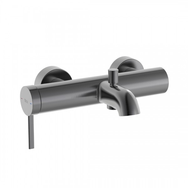 Roca Ona bateria wannowa ścienna brushed graphite A5A029EGM0