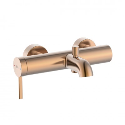 Roca Ona bateria wannowa ścienna brushed copper A5A029ERM0