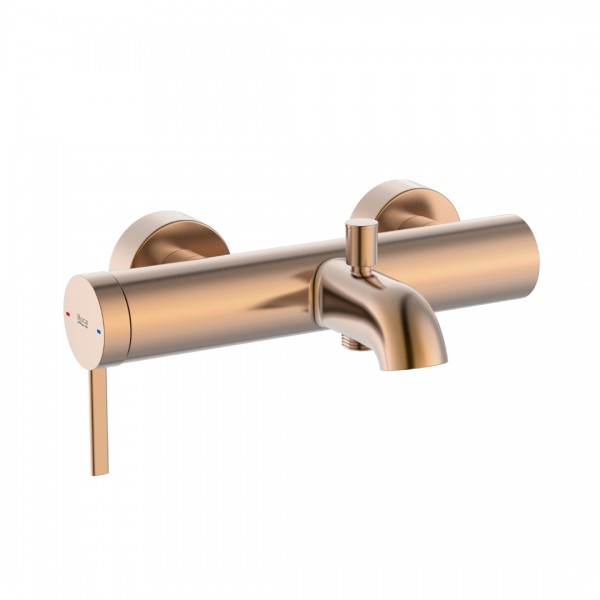 Roca Ona bateria wannowa ścienna brushed copper A5A029ERM0