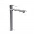 Roca Targa bateria umywalkowa wysoka stojąca Cold Start brushed graphite A5A345FGM0