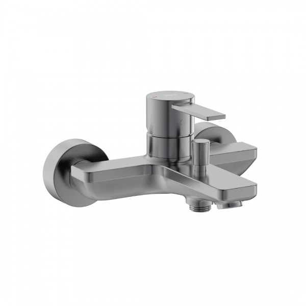 Roca Targa bateria wannowa ścienna brushed graphite A5A025FGM0