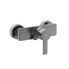 Roca Targa bateria prysznicowa ścienna brushed graphite A5A215FGM0