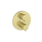 Roca T-500 bateria prysznicowa podtynkowa termostatyczna brushed gold A5A2P18VA0
