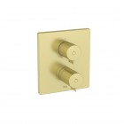 Roca T-500 bateria wannowo-prysznicowa podtynkowa termostatyczna brushed gold A5A0D18VA0