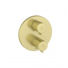 Roca T-500 bateria wannowo-prysznicowa podtynkowa termostatyczna brushed gold A5A0C18VA0