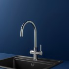 Roca Aquafy bateria kuchenna stojąca z systemem filtracji wody chrom A5A8B3GC00