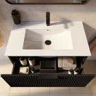 Roca Reff szafka podumywalkowa 80 cm czarny mat A857955532