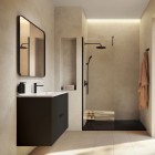 Roca Reff szafka podumywalkowa 80 cm czarny mat A857955532