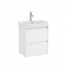 Roca Ona Unik Compacto zestaw łazienkowy 50 cm z szufladami biały mat A851682509