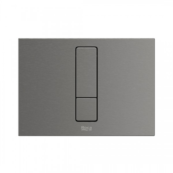 Roca PS4 przycisk spłukujący do WC brushed graphite A8902213GM