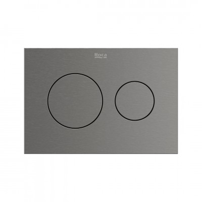 Roca PS3 przycisk spłukujący do WC brushed graphite A8902233GM