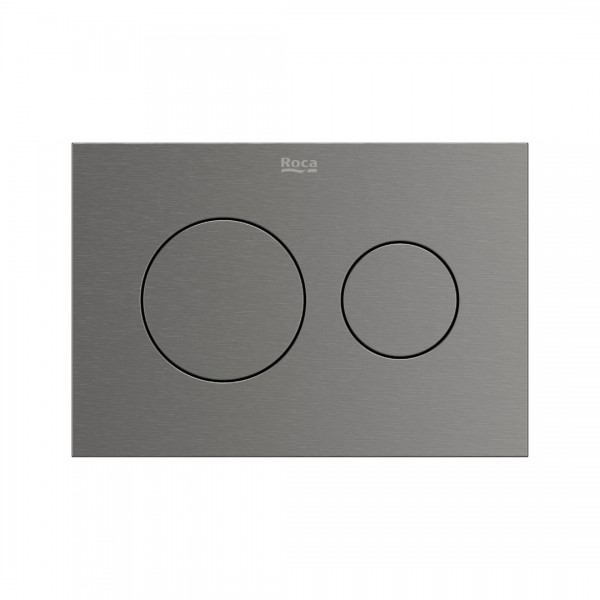 Roca PS3 przycisk spłukujący do WC brushed graphite A8902233GM