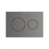 Roca PS3 przycisk spłukujący do WC brushed graphite A8902233GM