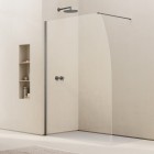 Ronal Easy 2.0 ścianka prysznicowa wolnostojąca Walk-in 90 cm gunmetal szczotkowany D40S0902607