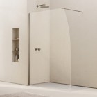 Ronal Easy 2.0 ścianka prysznicowa wolnostojąca Walk-in 90 cm brąz szczotkowany D40S0902807